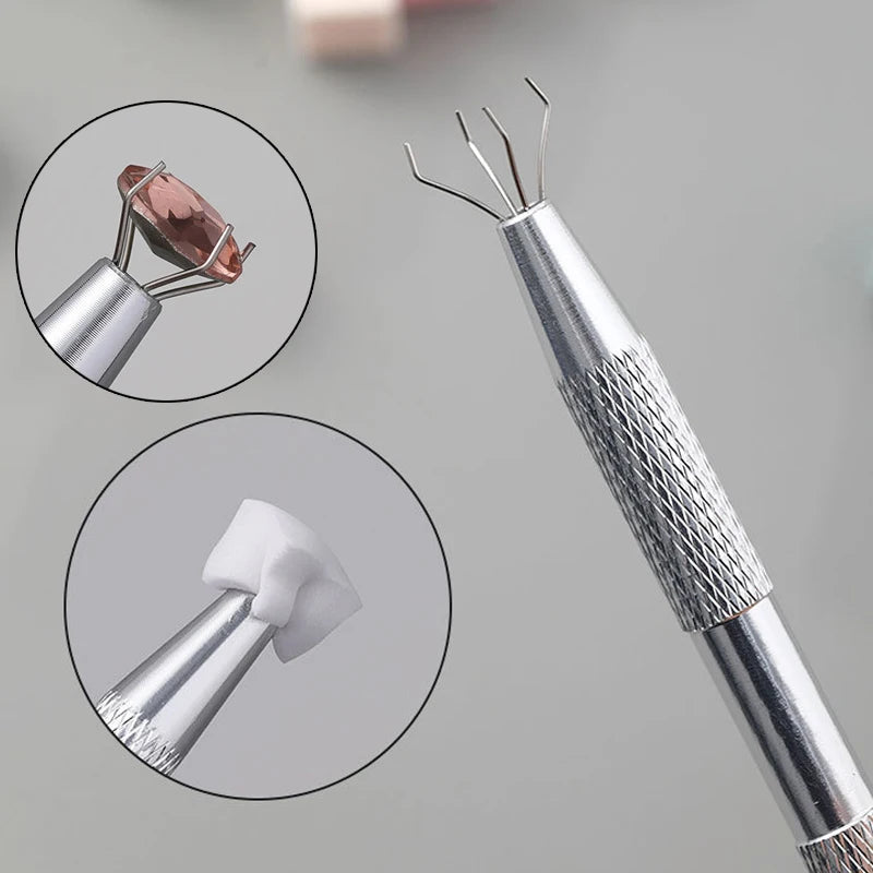 100/50Pcs Square Nail Art Sponge Set Gradient Nail Brushes Gel Polish DIY Design Nail Sponge Grab Pen Manicure Supplies Tools