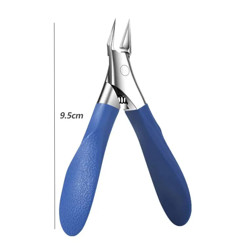 Stainless Steel Toenail Clipper Straight Blade for Ingrown & Thick Nails Sharp Pointed Tip Ingrown Nail Clipper Manicure Tools