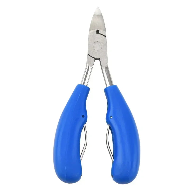 Professional Toe Nail Clippers Cutter ingrown toenail tool Thick Nail Dead Skin Dirt Remover Super Sharp Curved Blade Nail Tools