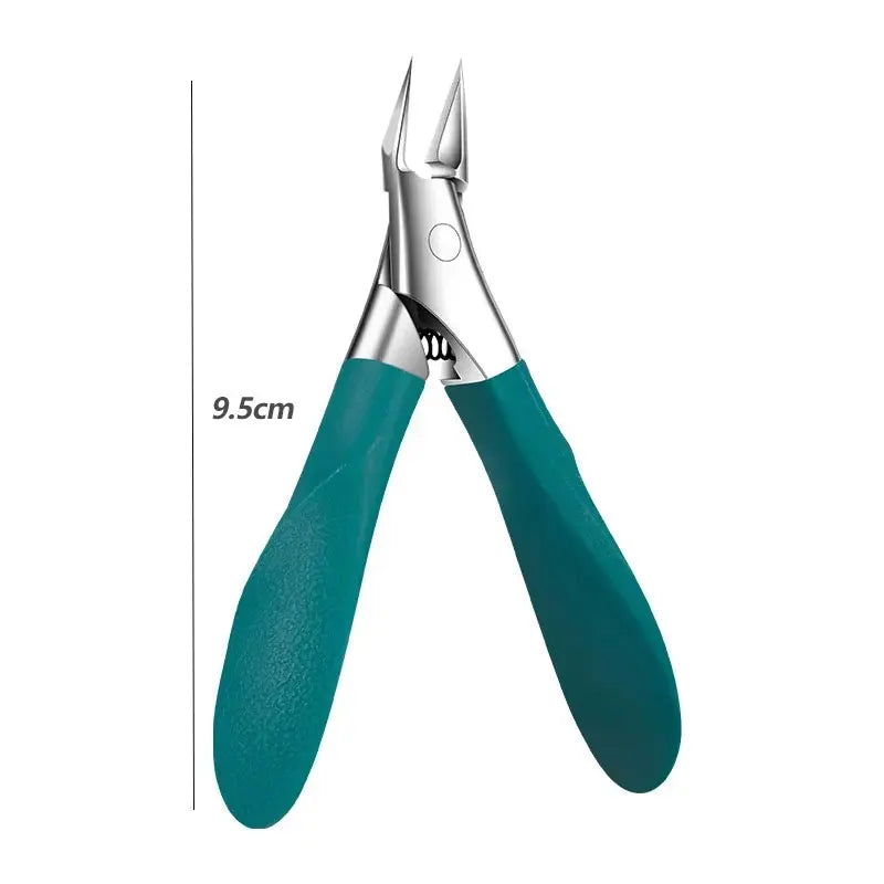 Stainless Steel Toenail Clipper Straight Blade for Ingrown & Thick Nails Sharp Pointed Tip Ingrown Nail Clipper Manicure Tools