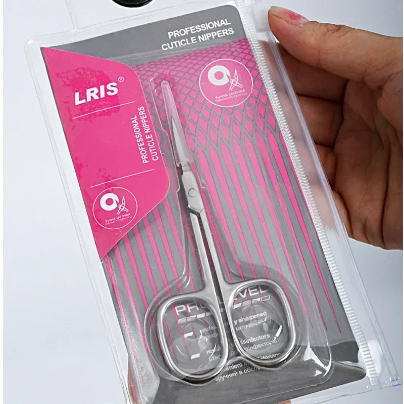 1Pcs Professional Cuticle Scissors Nipper Trimmer Stainless Steel Cuticle Clipper Cutter Manicure Nail Tools