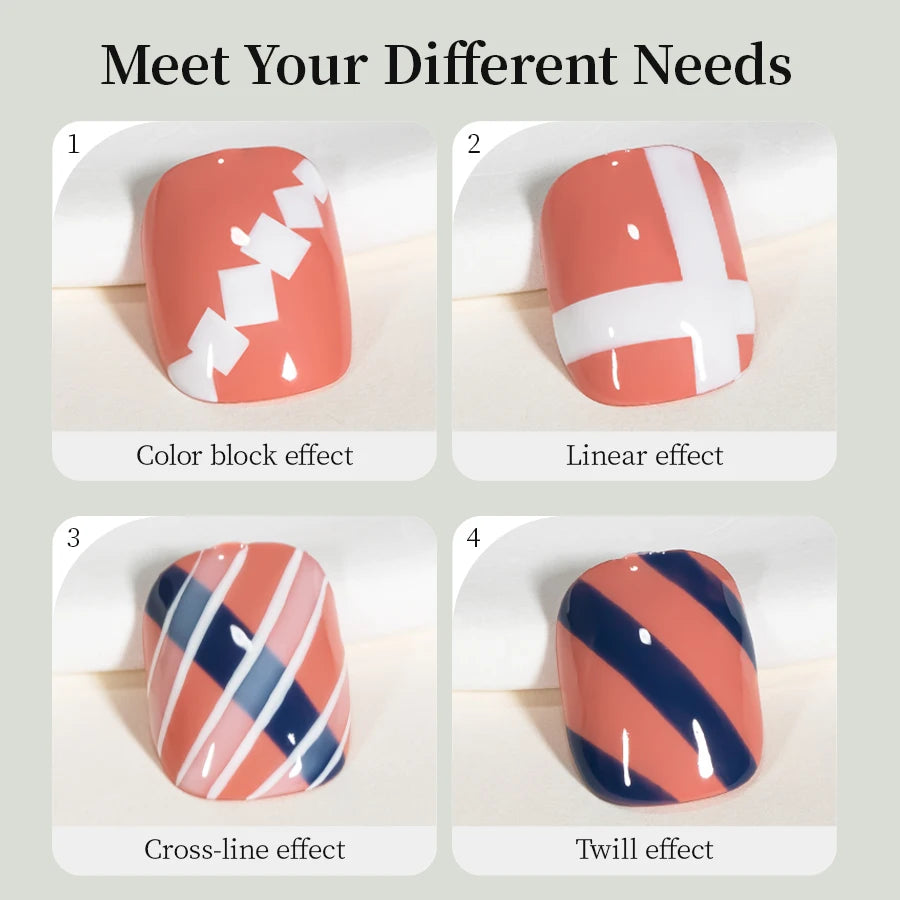 RSNAIL Nail Art Brush Checker Nail Drawing Painting Line Brush Nail Art Tool Acrylic Painting Brushes DIY Design Manicure Tools