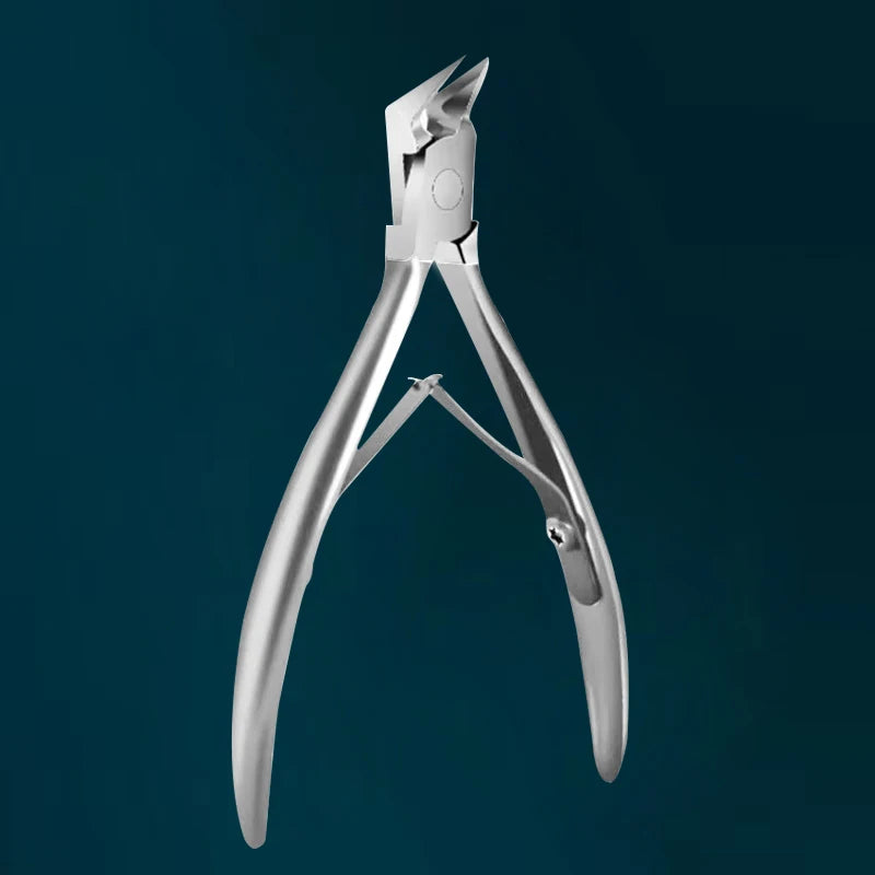Stainless Steel Toenail Clipper Straight Blade for Ingrown & Thick Nails Sharp Pointed Tip Ingrown Nail Clipper Manicure Tools