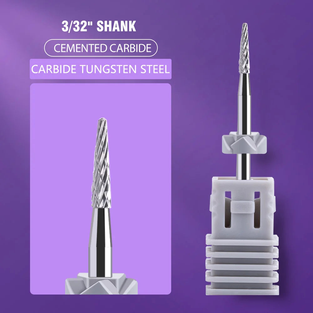 1pc Nail Drill Bit Rotate Burr Milling Nail Cutter Bits Electric Drill Machine For Manicure Pedicure Tools